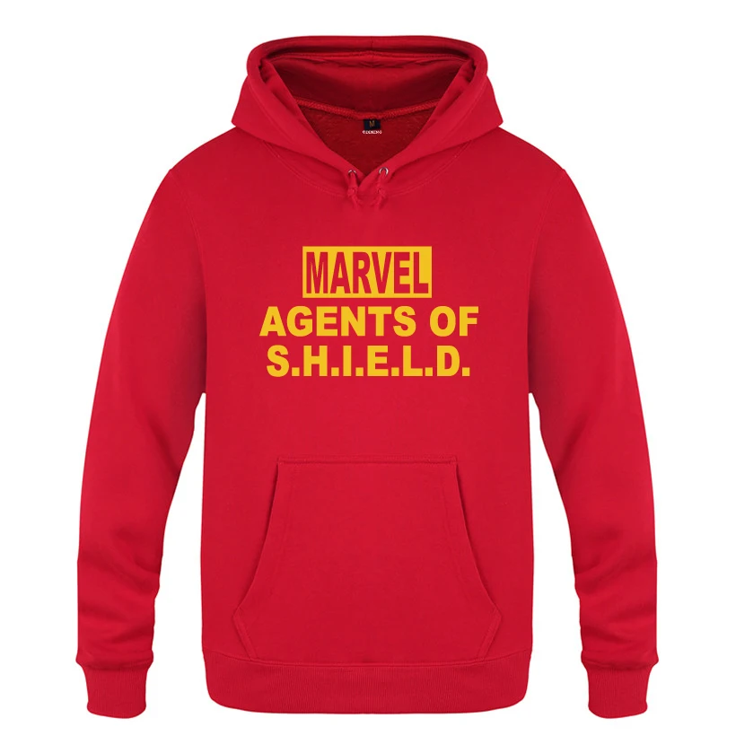 HOY HUAT Агенты Щ. И. Т. SHIELD свитшоты мужские мужские с капюшоном флисовый пуловер толстовки - Цвет: HOY HUAT
