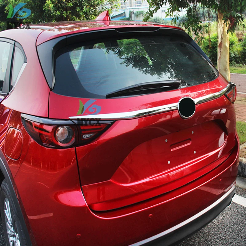 Подходит для Mazda CX5 CX-5 CX 5 KF ABS хром ремонт арьергарды багажник задний бампер коробка отделка 2 шт