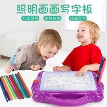 Детская доска цвета воды электрический светильник ing доска для письма цвет граффити доска для рисования картина игрушка