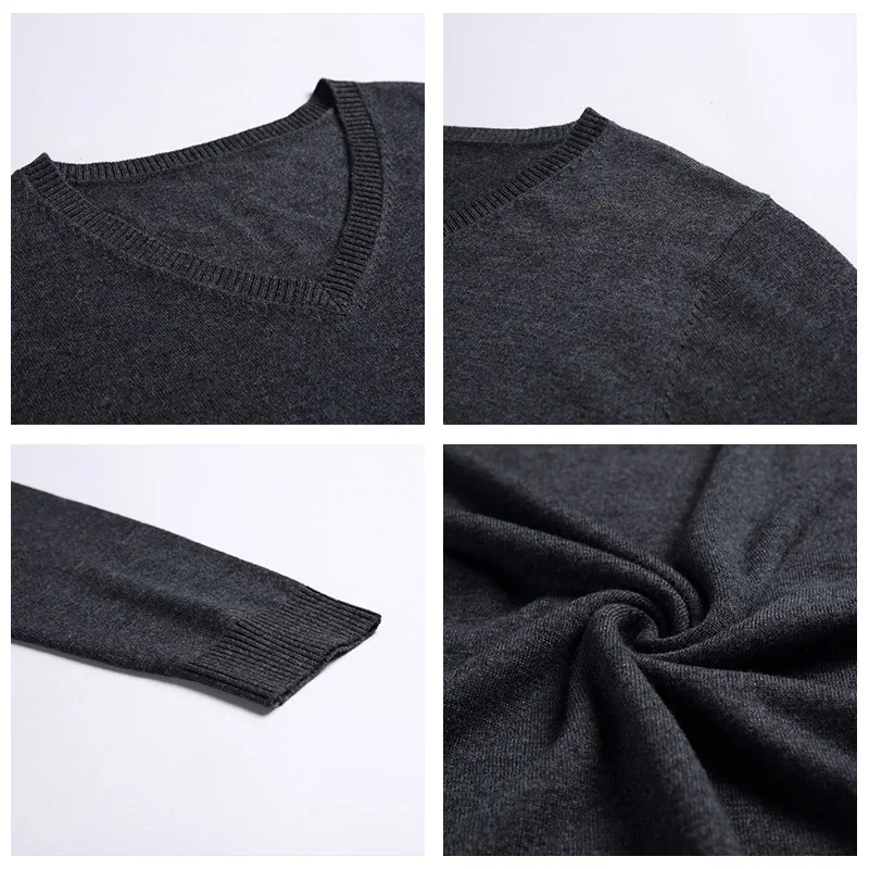 70% OFF UCAK Brand Wool Pullover Sweaters Men 2020 New Arrival V-Neck Casual Spring Autumn Streetwear Multicolor Solid Sweater U1048