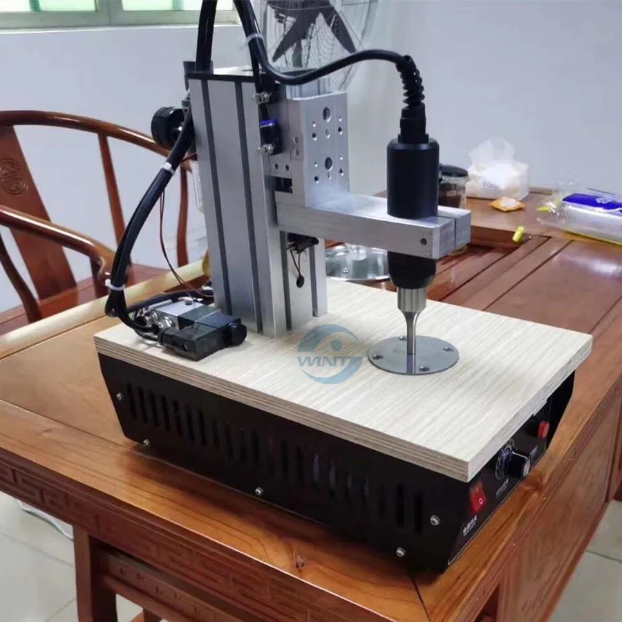 US $800.00 Desktop Ultrasonic Earloop Spot Welding Machine Ear Band Welding Machine 1800W 28K