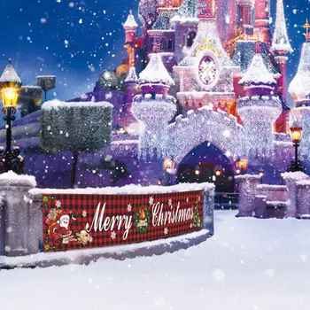 

Christmas Garden Decor Decoration Outdoor Waterproof Creative Large Size Non-Woven Fabric 3.0m Banners Flag Home Polyester