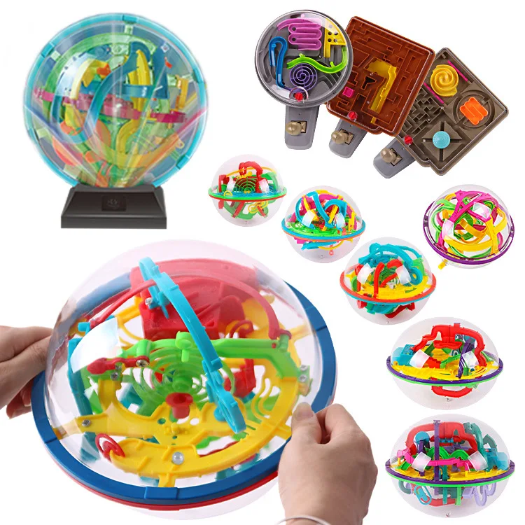 

CHILDREN'S Toy Maze UFO Perplexus Fantasy Intelligence Ball Portable 99-100-158-208-299 off