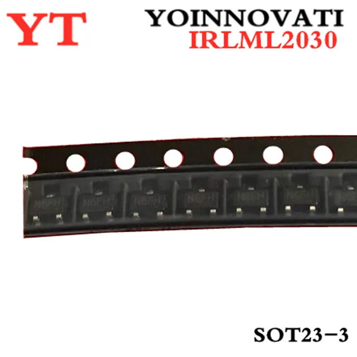 100 шт./лот IRLML2030TRPBF IRLML2030 2.7A/30V SOT 23 IC|Интегральные схемы| |