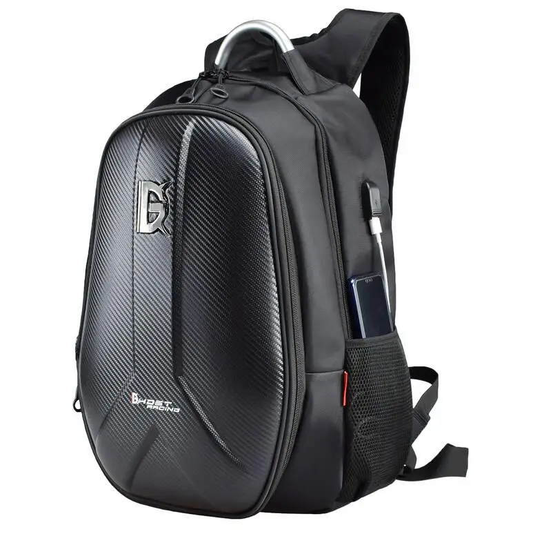 Многофункциональный мотоциклетный светоотражающий рюкзак мотоциклетный дорожный из углеродного волокна твердая оболочка посылка большая емкость шлем посылка
