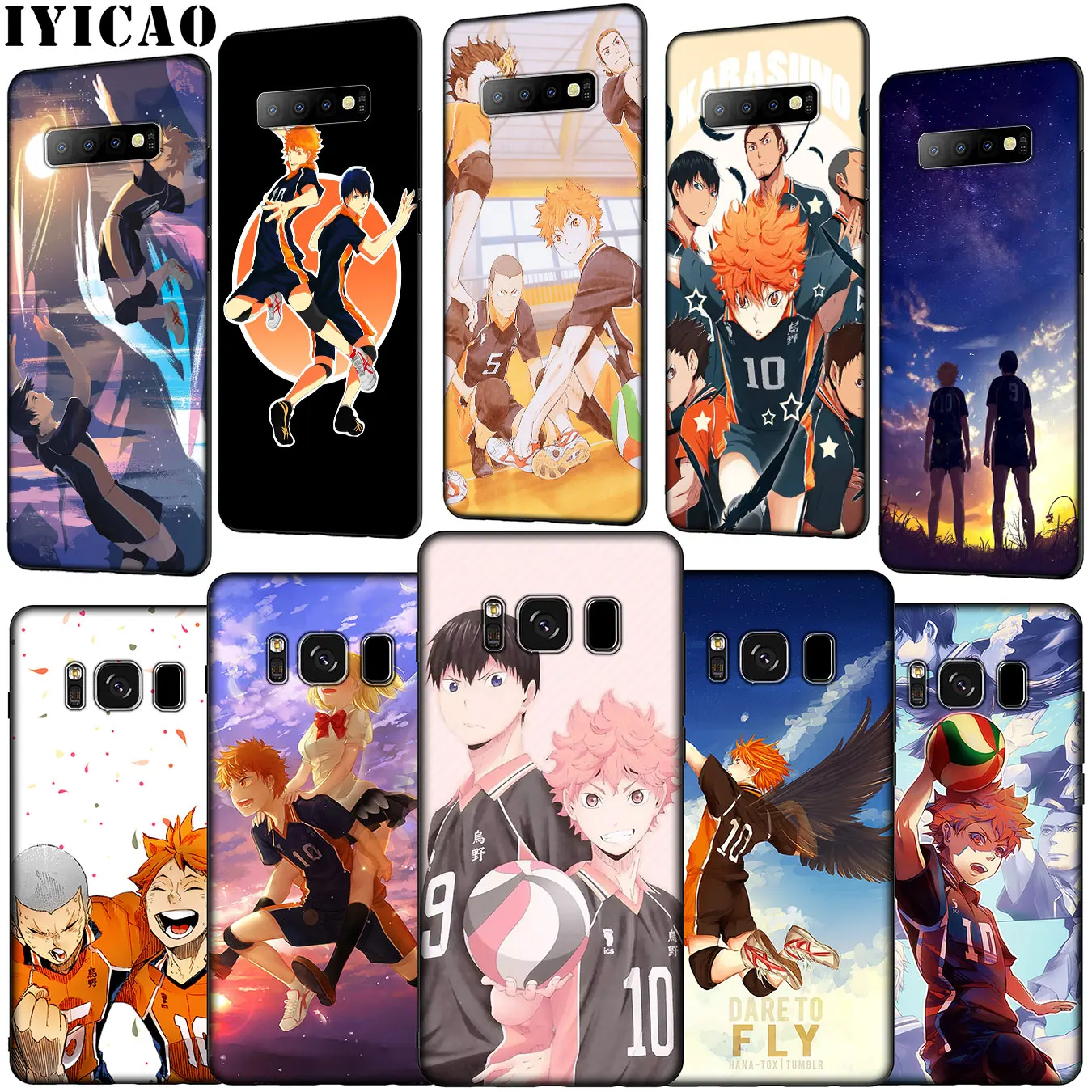 IYICAO Haikyuu Hinata мягкий силиконовый чехол для телефона Samsung Galaxy S20 Ultra S10 Lite S9 S8 Plus S6 S7 Edge
