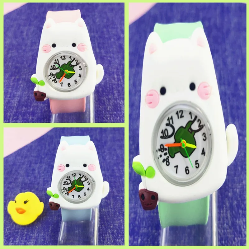 

Children's Watch Cartoon Rabbit Watches Silicone Strap Quartz Watch for Boys Girls Gift Clock Baby Toys Relogio Infantil Menino