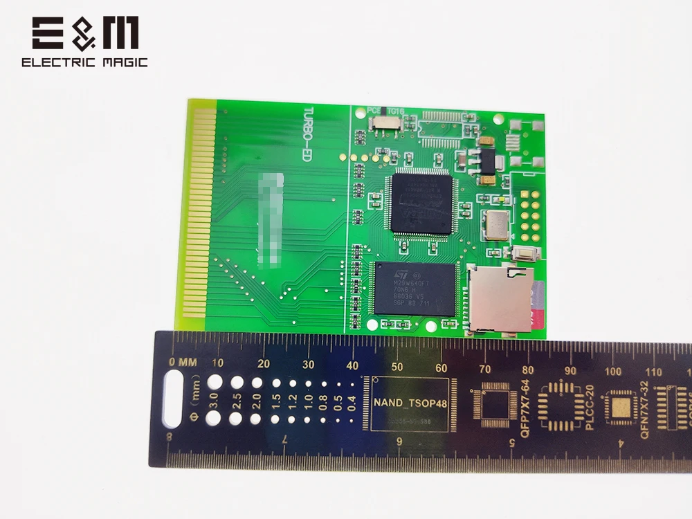 Игровая оптическая плата в стиле ретро для ПК двигателя (pce) Turbo GrafX Flashcard PCE classic с TF