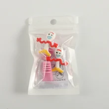 2 шт./компл. мультфильма «История игрушек», 4 Forky симпатичный Usb Зарядное устройство среднего класса против царапин для Iphone Andriod кабель Линия передачи данных Защитный чехол Фигурки игрушки