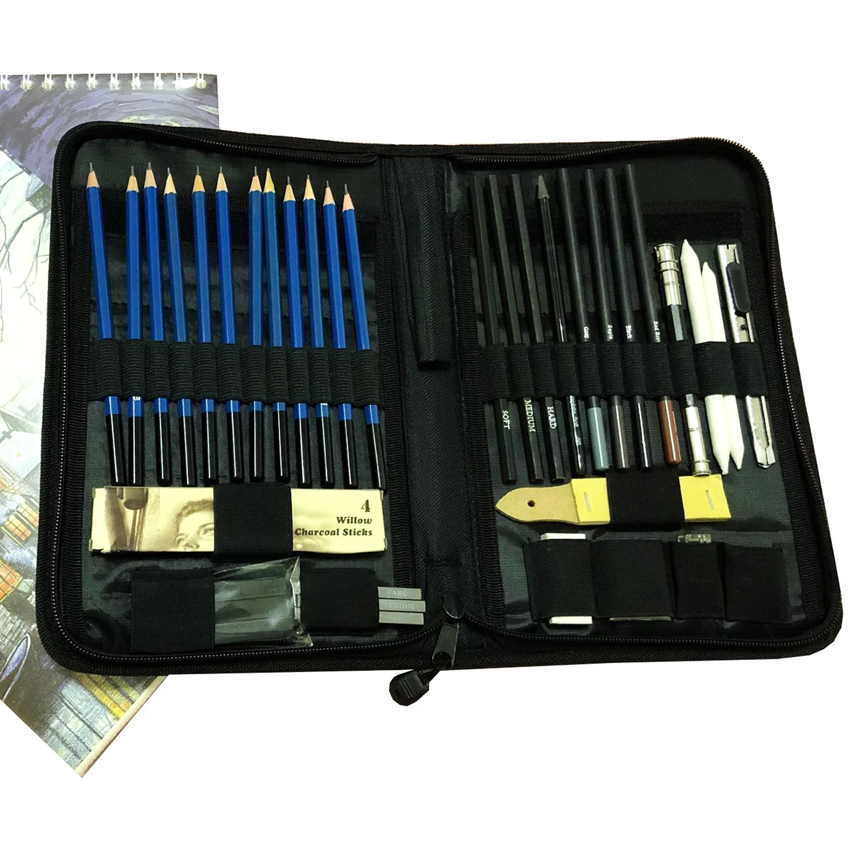 

42pcs/Set Sketching Drawing Set Professional Art Pencil Set Sketching Drawing Sets With Sketching Book For Beginners