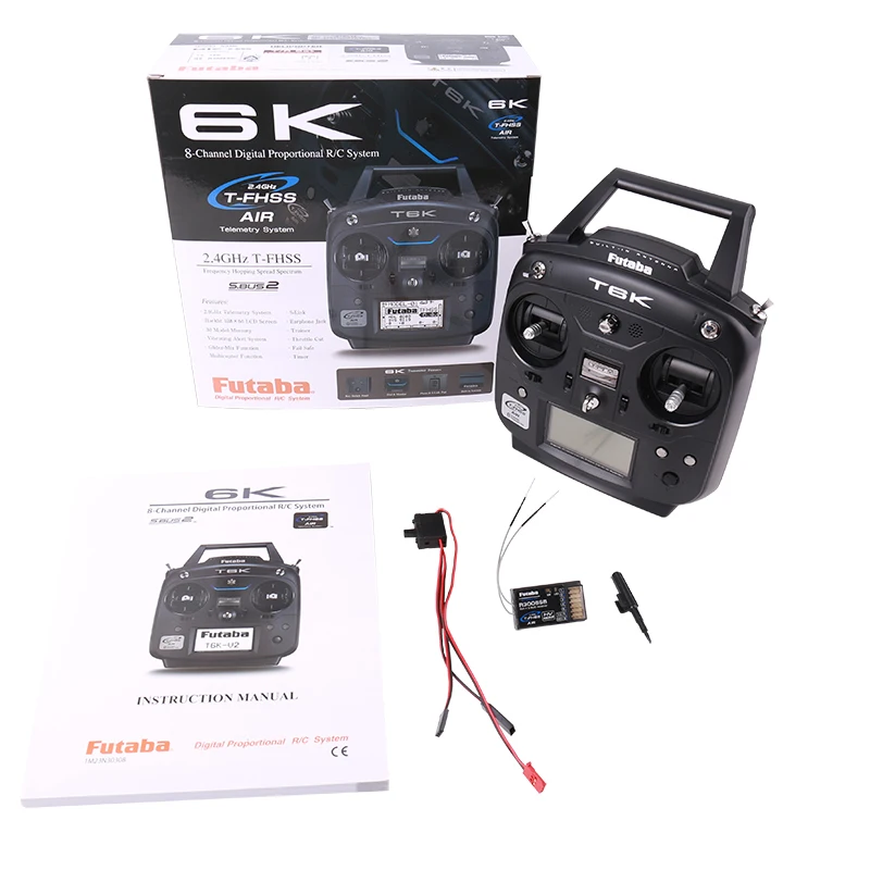 Futaba 2,4G 6-канальный RC T6K с R3006SB приемник T6J обновление с функцией возврата для воздушное судно с фиксированным крылом суден вертолетов/мульти