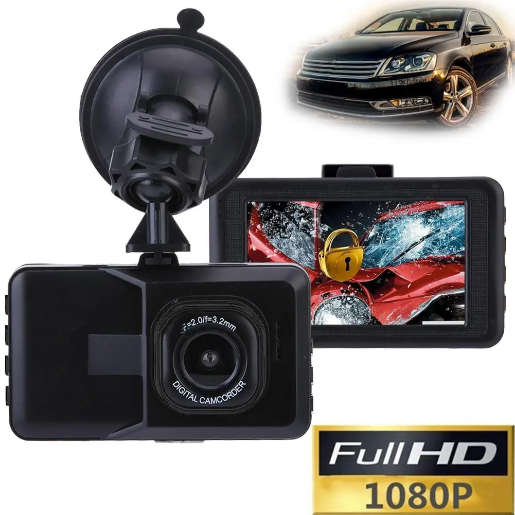 Full HD 1080P 3 дюйма вождение автомобиля Регистраторы Камера DVR EDR Автомобильный