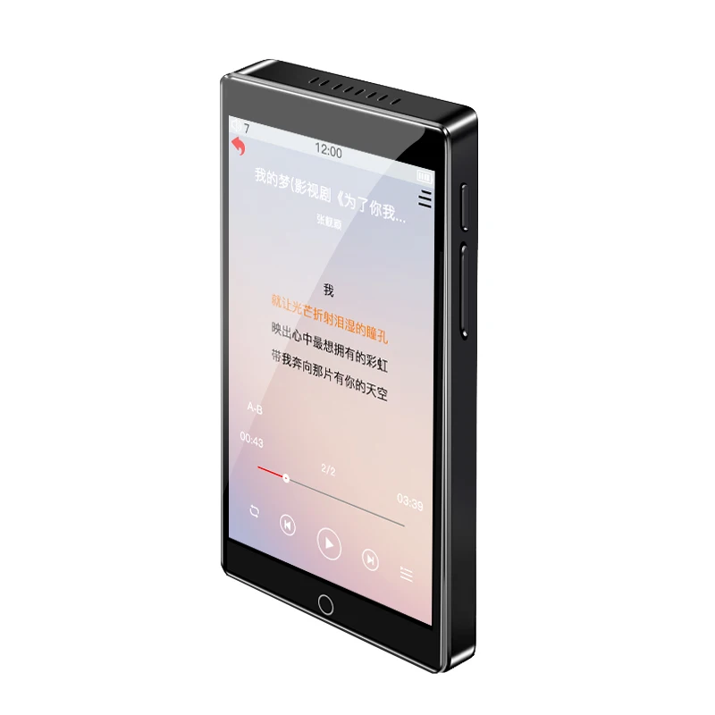 RUIZU H1 Full Touch 4iN экран MP3-плеер 8 Гб музыкальный плеер с fm-радио видео плеер проигрыватель электронных книг MP3 со встроенным динамиком 5