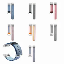 Модные яркие часы с нейлоновым браслетом, ремешок для Fitbit Charge 2 HR, металлический разъем для Fitbit Charge2 HR, новейший ремешок для часов