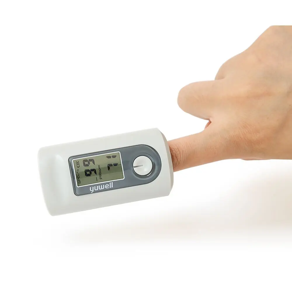 Yuwell YX100 медицинский бытовой цифровой Пульсоксиметр для пальцев измеритель насыщения крови кислородом SPO2 PR монитор инструмент CE