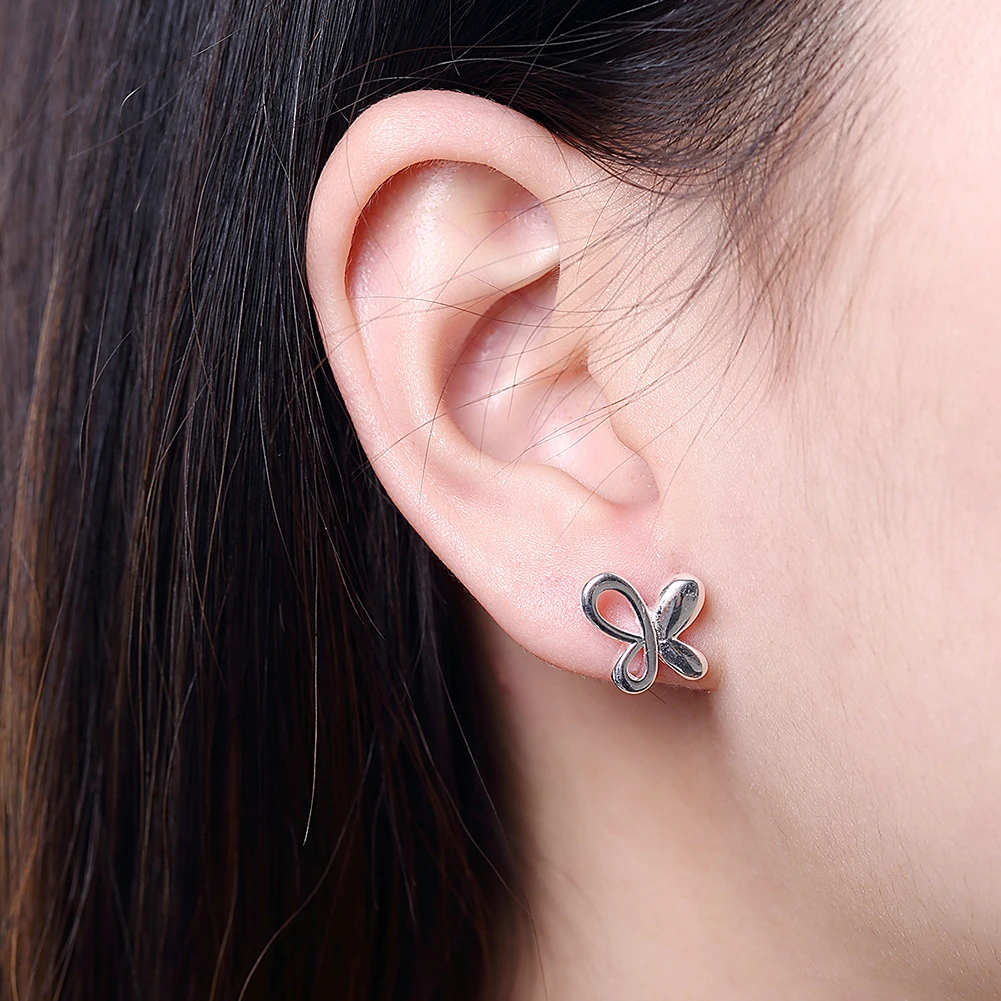 Оптовая Продажа 925 стерлингового серебра серьги свадебные украшения аксессуары