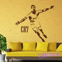 C Ronaldo, наклейка на стену с футболистом, Спортивная наклейка, детская комната, Декоративные плакаты, виниловые C Ronaldo, наклейка на автомобиль, футболист