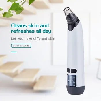 

Heated Electric Pore Cleaner Remove Blackheads Pimples Electric Blackhead Remover Tool