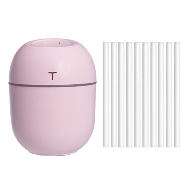 Mini Ultrasonic Air Humidifier Romantic Light USB Essential Oil Diffuser Car Purifier Aroma Anion Mist Maker With LED Lamp