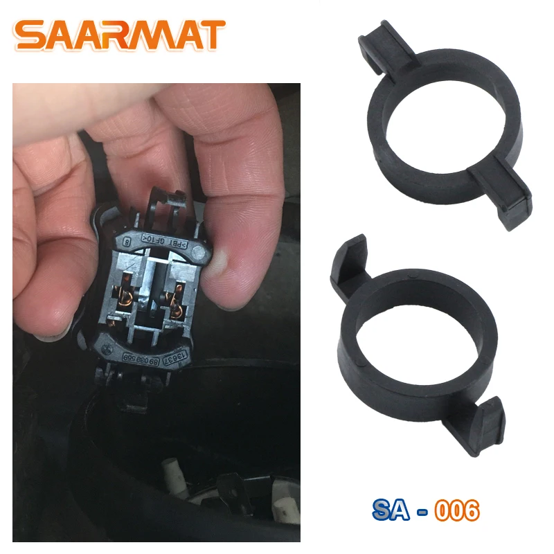 LED Car Headlights Bulbs Adapters 2pcs Holder Socket Base For VW BMW Audi Honda Hyundai Nissan Peugeot Skoda KIA Mercedes headlight holder
