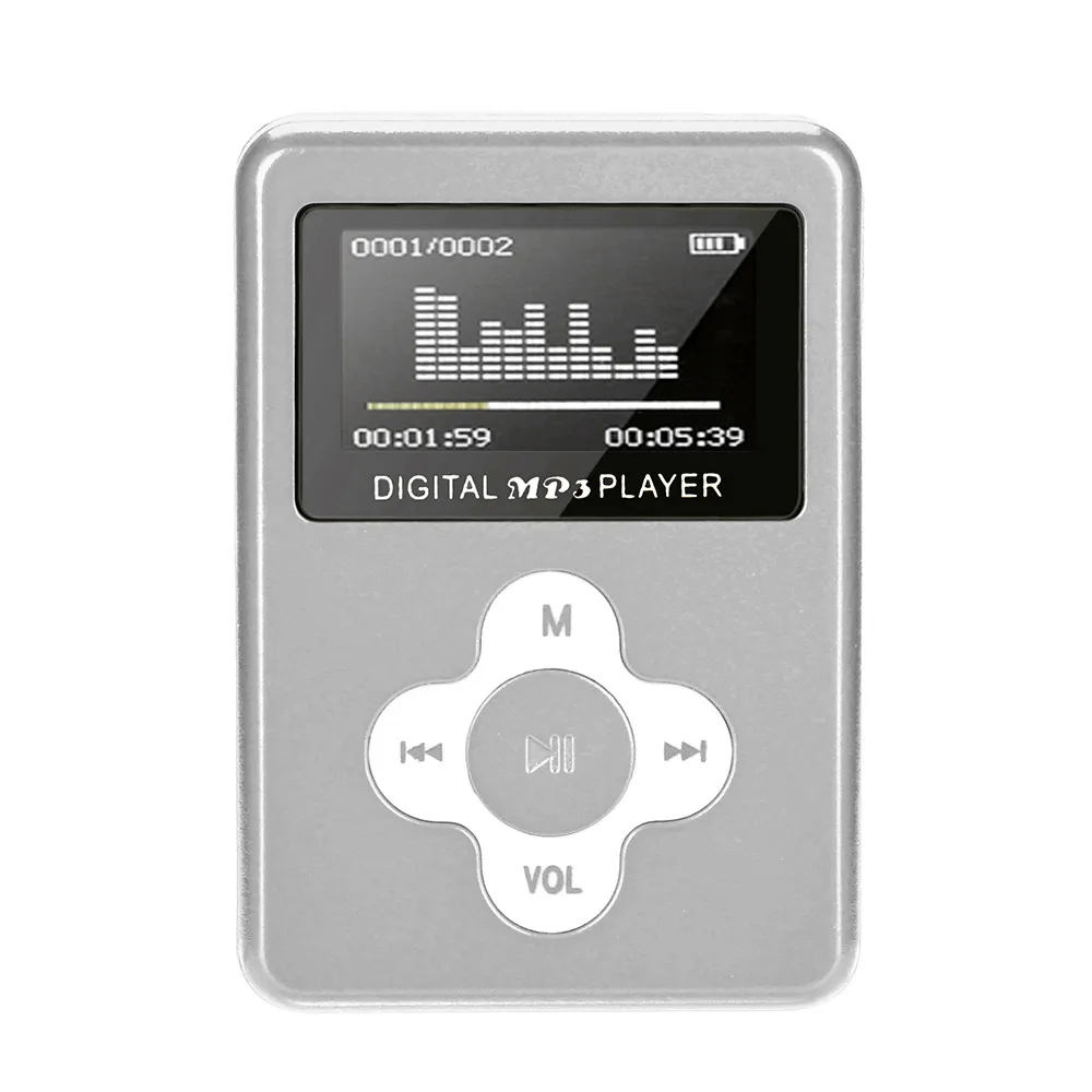 MP3 плеер мини музыкальный медиаплеер Портативный ЖК-экран USB Поддержка Micro SD TF карта Walkman Lettore 32 ГБ Micro SD TF карта