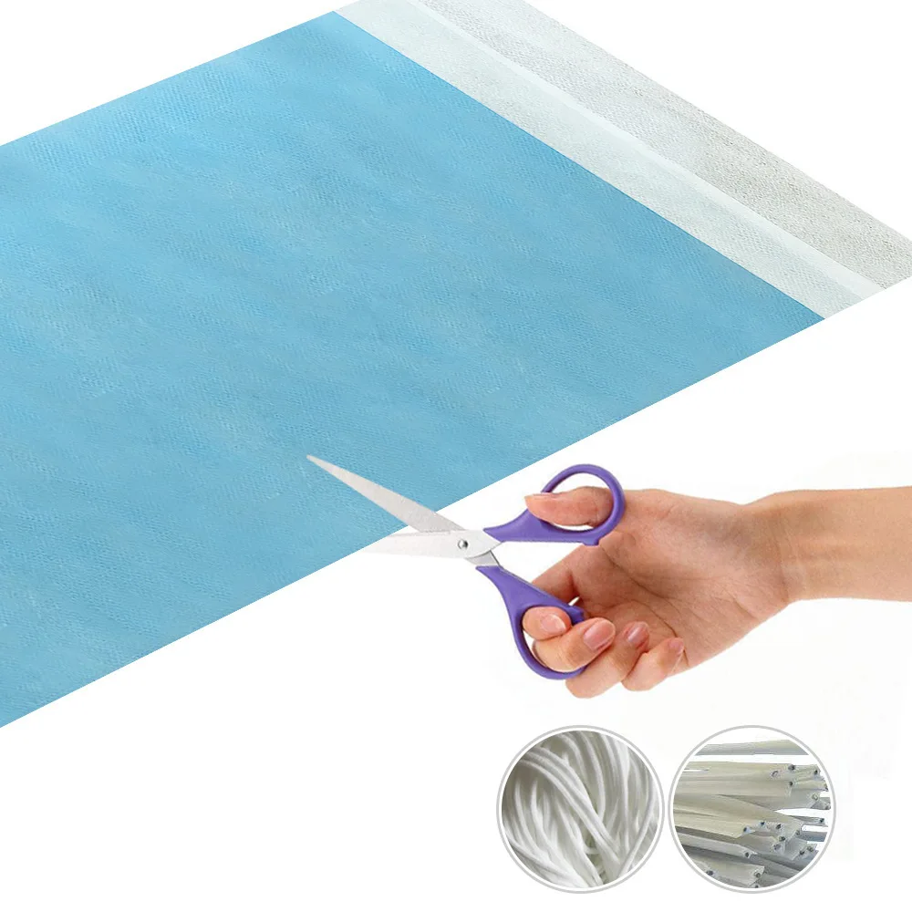 

10 pcs Disposable Face Masks Anti-virus Mouth Mask DIY Sewing 3-Ply SMS Non-woven Fabrics Anti-Dust N95 Meltblown Nonwoven