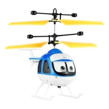 

Nduction Flying Cartoon Rc Helicopter Toys Mini Remote Control Drone Aircraft For Kid Plane Floating Toys