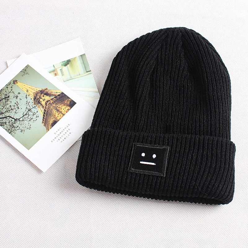 Winter Hat for Women Beanie Hat with Fleece Lining Men Lady Knitted Winter Cap for Female Girl Red Black White Pink Grey