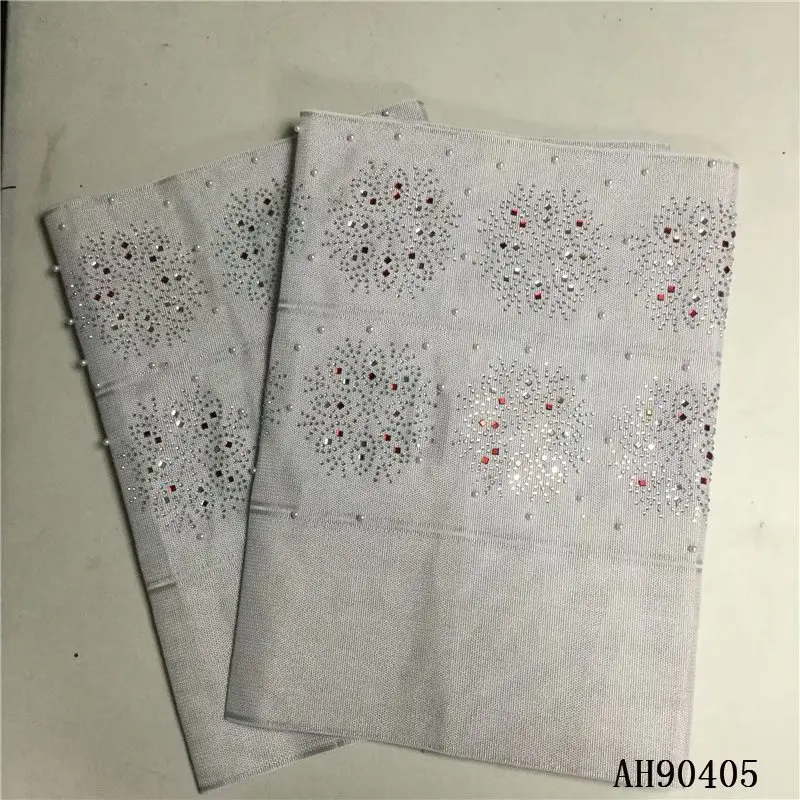 ASO OKE повязка на голову с бисером зеленая Рождественская ткань tissu dentelle strass perle auto gele головной убор кружева тримминги для шитья 2 шт