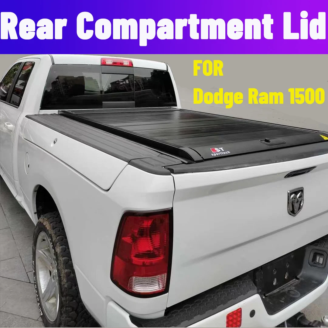 FOR Dodge Ram 1500 RAM TRX Pickup Truck Tonneau Bed Cover Rear Compartment Lid refitting thickened aluminum rolling curtain