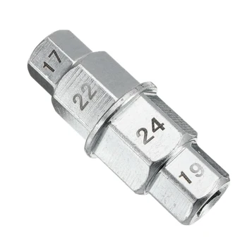 

Universal Motorcycle 3/8 Inch Hex Key Spindle Wrench Tool Front Wheel 17/19/22/24Mm for Kawasaki/Honda/Suzuki/Yamaha