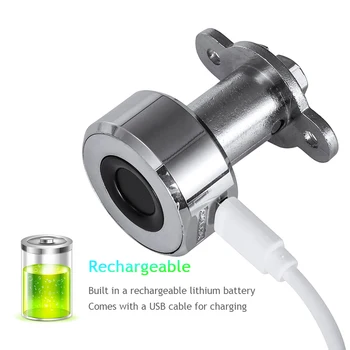 

Triple Drawer Fingerprint Lock 1 Lock 20 Sets of Fingerprints Rechargeable File Cabinet Smart Fingerprint Locks for Home Office