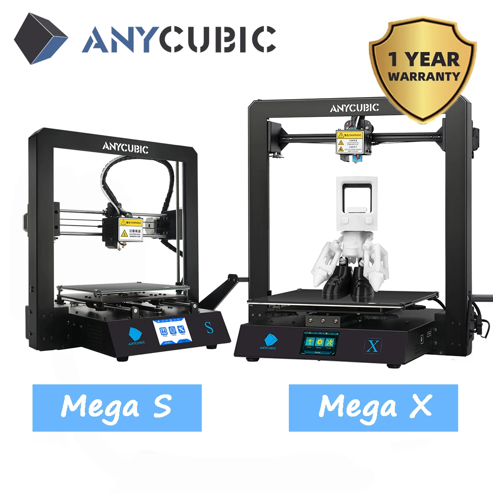 ANYCUBIC Мега S/ X/ноль/Pro 3d принтер Полный металлический каркас размера плюс