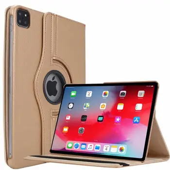 

for Apple iPad pro air 2 3 4 10.9 9.7 10.5 11 12.9 10.2 7th 8th 2017 2018 2020 Case 360 Degree Stand Leather Smart Swivel Cover
