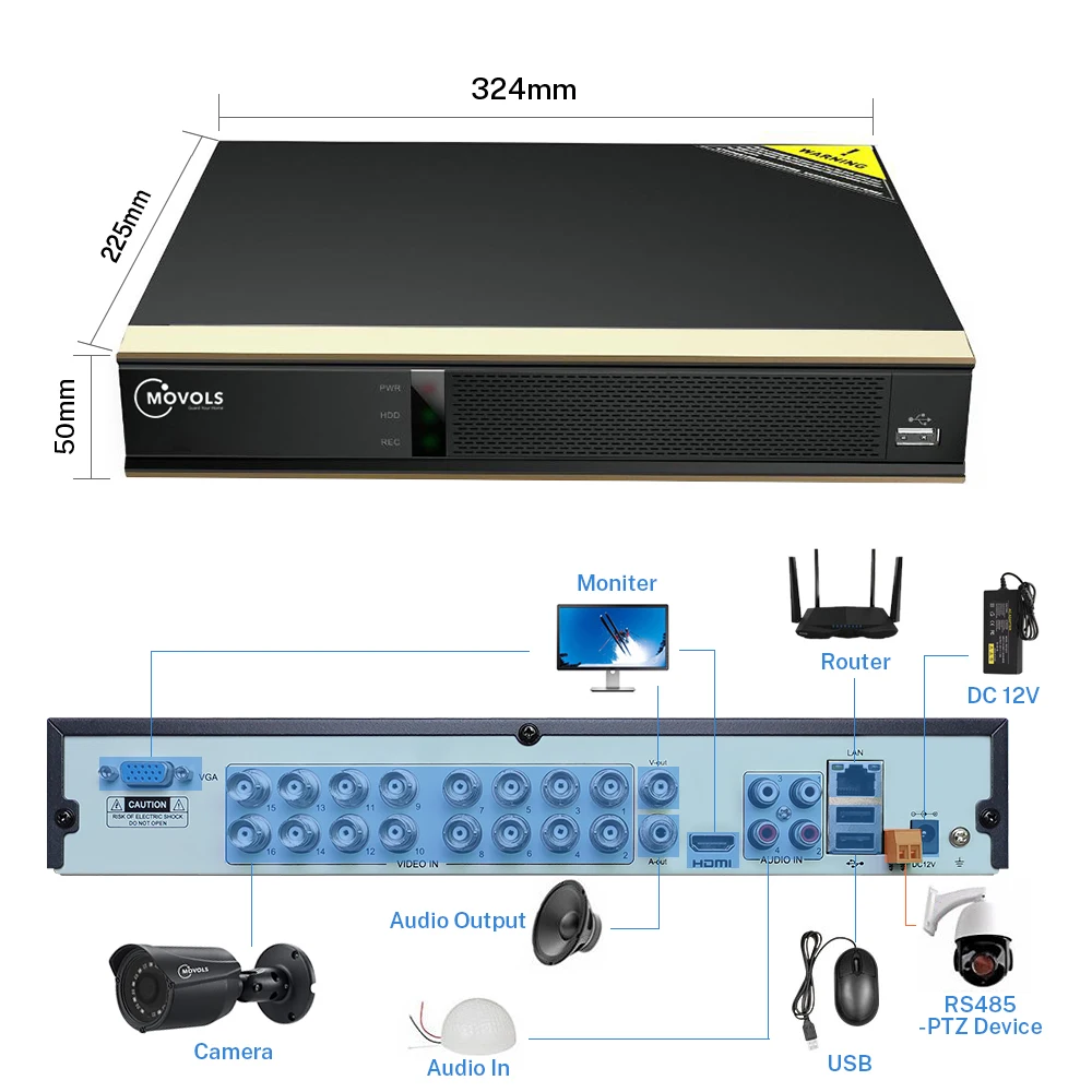 MOVOLS DVR 16CH 8CH CCTV видео рекордер для AHD камеры аналоговая камера ip-камера Onvif P2P 1080P видео наблюдения DVR рекордер MOVOLS DVR 16CH 8CH CCTV видео рекордер для AHD камеры аналоговая камера ip-камера Onvif P2P 1080P видео наблюдения DVR рекордер