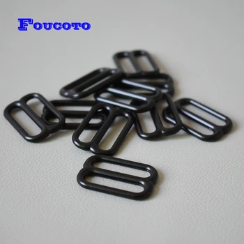 

100Pcs/Lot Adjustable Buckles Loops DIY Straps Bags Belts Accessories for 1 Inch(25mm) Webbing Adjustment DIY Accessories
