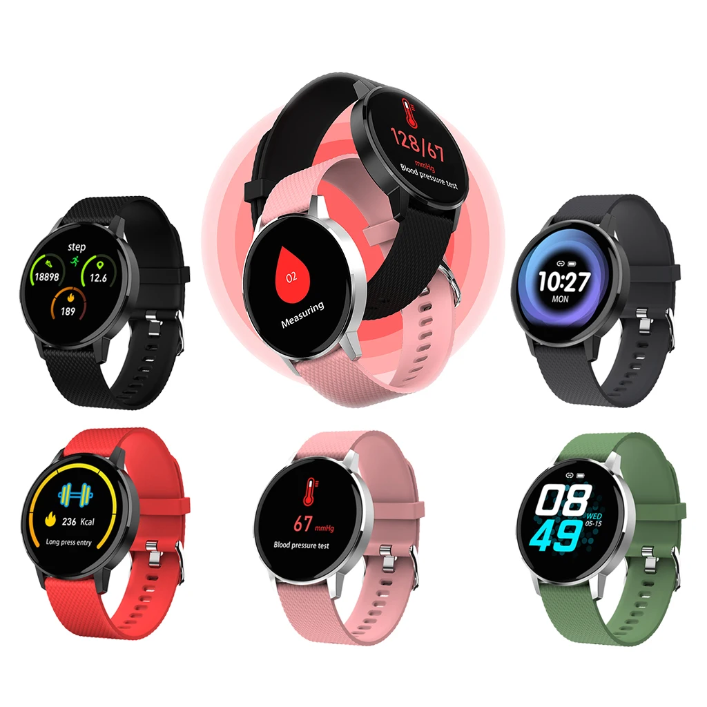 T4 Women Smart Watch Men Heart Rate Blood Pressure Monitor fashion sport watch Fitness tracker Wristwatch for Android or IOS