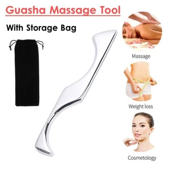 

Stainless Steel Guasha Tool Scraping Massage Tool Face Body Guasha Scraper Board