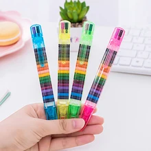 4 шт 20 цветов мелки для студентов, детей, Рисованные ручки, картины, граффити, ручки, масляная пастель, креативные канцелярские принадлежности