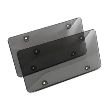 

Car License Plate Frame License Plate Frame Transparent Gray Convex Section