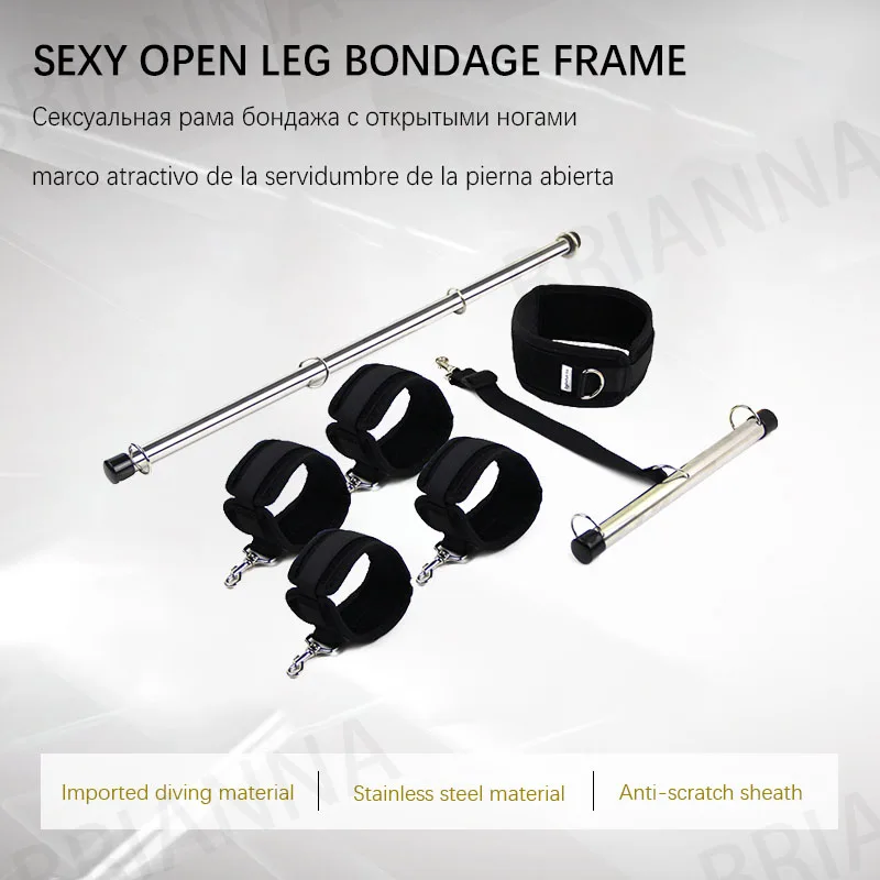 BDSM Sex Toys Fetish Role Play Bondage Binding Collar Sex Bondage Set Handcuffs Can Be Disassembled Frame Adult Couple Sex Games 2