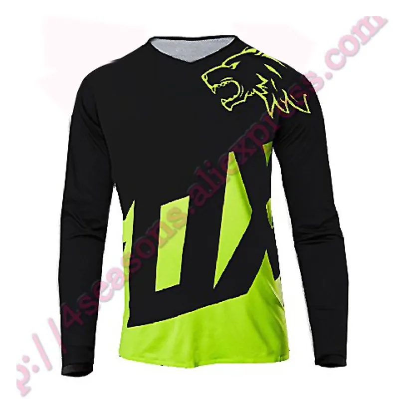Футболка с коротким рукавом для горного велосипеда MTB DH Maillot велосипедная рубашка Униформа одежда для велоспорта Одежда для мотоцикла - Цвет: N