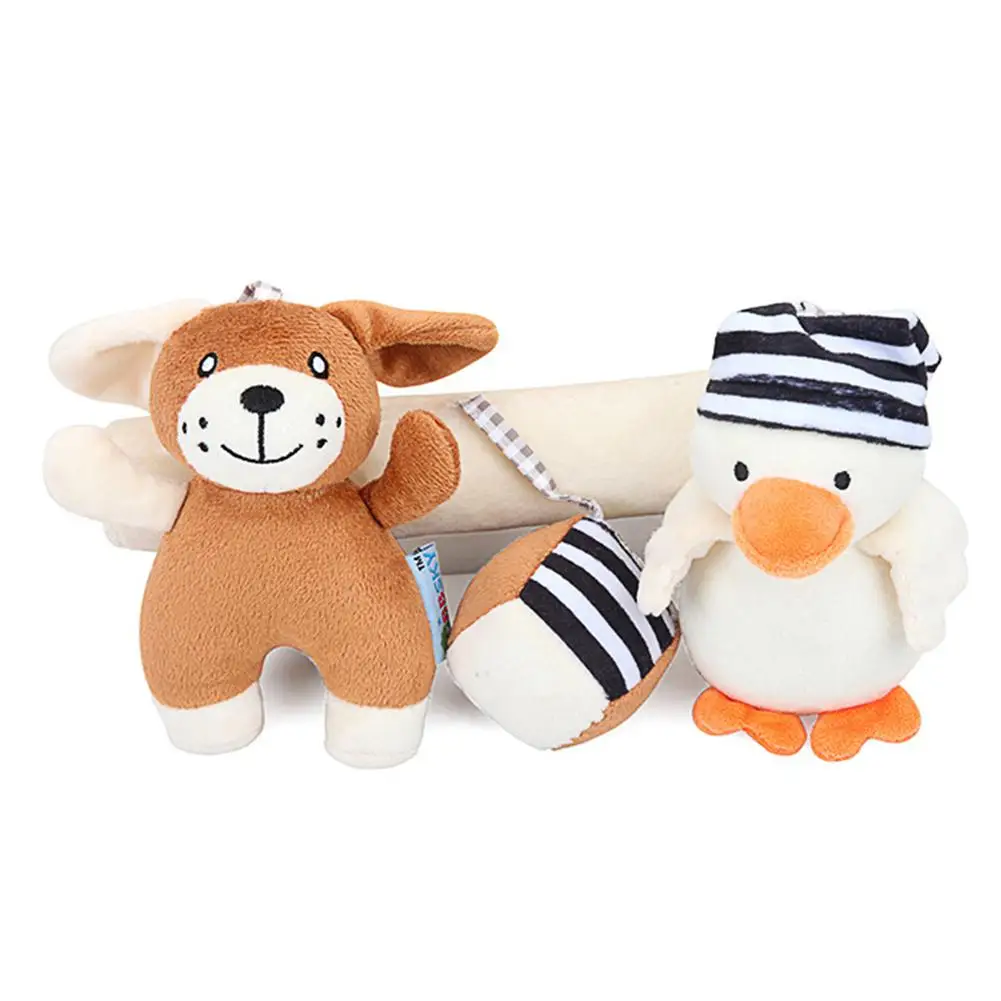 Kidlove картонная утка щенок соска BB Belling висячая спиральная игрушка для детской кровати и коляски
