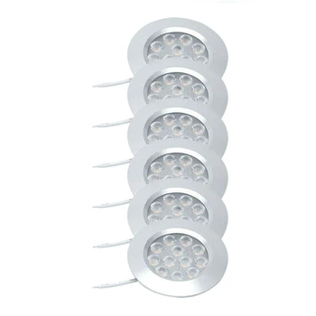 

6X Interior LED Spot Lights for T4 T5 Camper Van Caravan Motorhome Light 12V