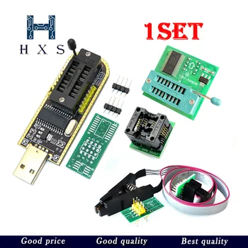 

CH341A 24 25 Series EEPROM Flash BIOS USB Programmer Module + SOIC8 SOP8 Test Clip + 1.8V adapter + SOIC8 adapter DIY KIT