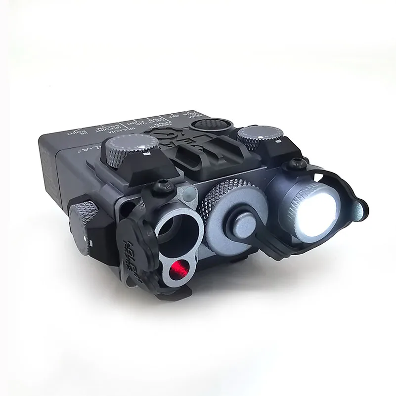 PEQ-15A DBAL-A2 Dual Beam Aiming Laser IR& Red Laser LED White Light Illuminator with Remote Battery Box Switch