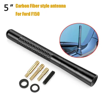 

Black Car Antenna Carbon Fiber Style Stubby Aerial For Ford F150 1997-2008 Aluminum Parts