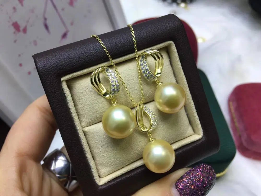 925 Sterling Silver Pendant Earrings Set Mounts Findings Beautiful Jewelry Parts Fittings for Pearls Corals Agate Beads | Украшения и