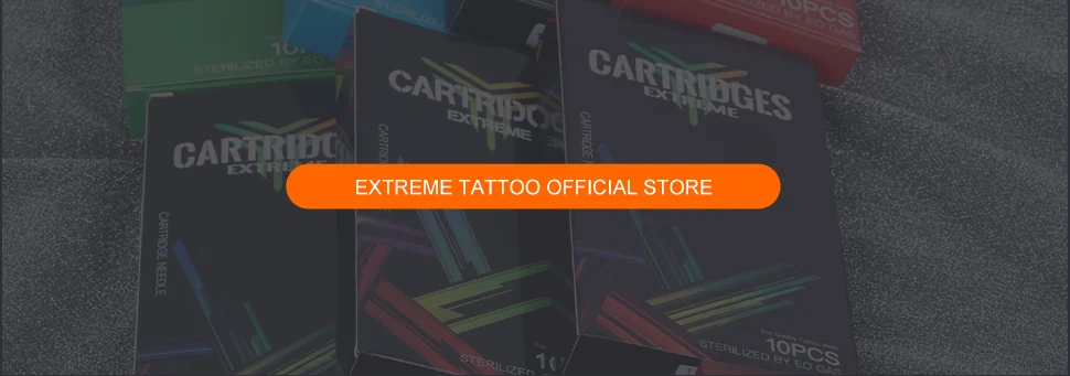 do cartucho suprimentos da tatuagem