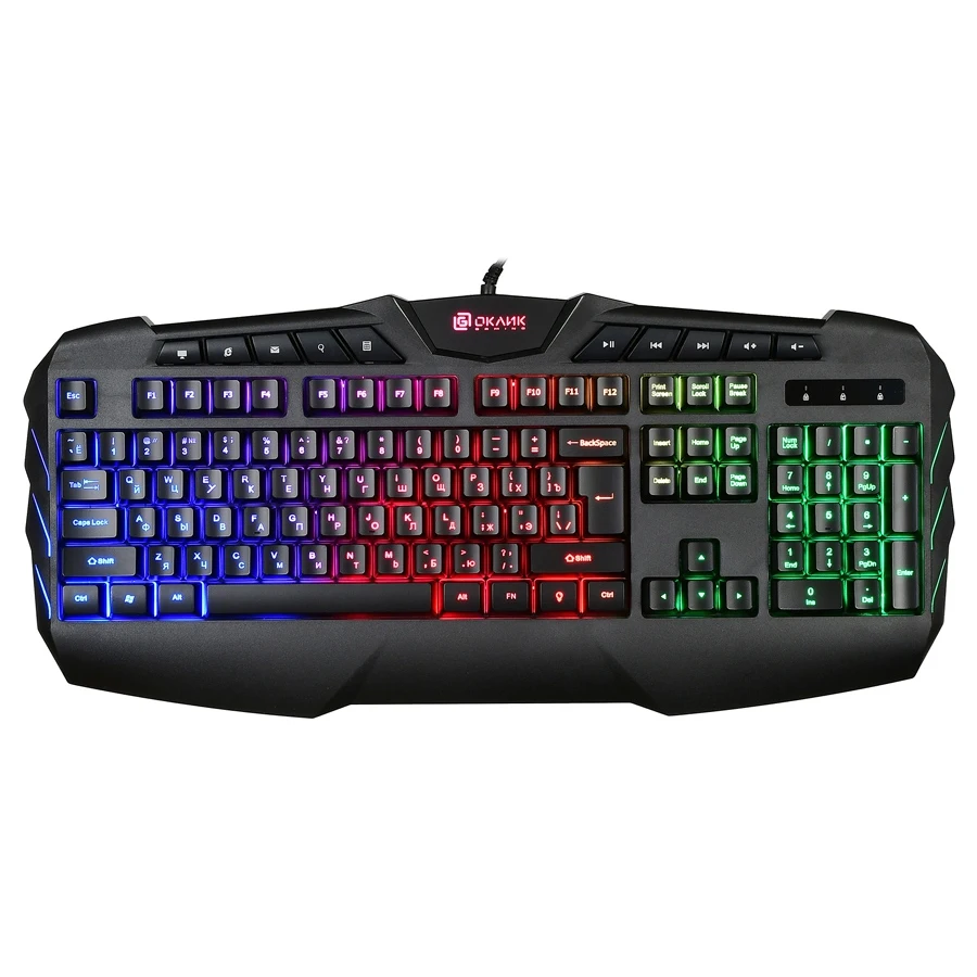 Клавиатура OKLICK 777G PSYCHO, черный